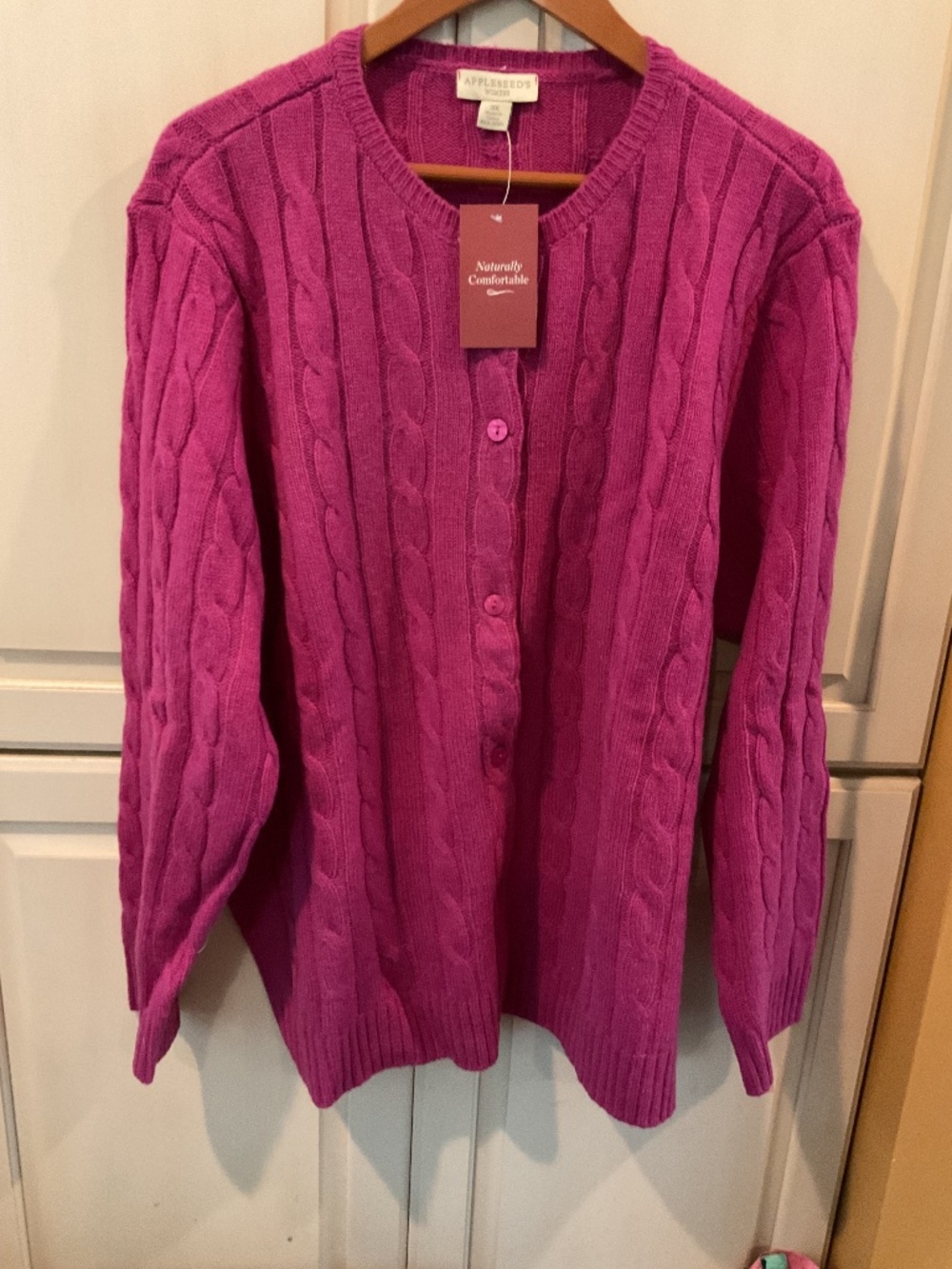 N WT 100% pure wool cardigan